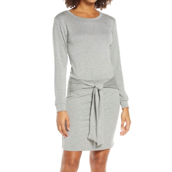 Fraiche by J Dresses & Skirts - FRAICHE by J  TIE FRONT LS JERSEY DRESS SIZE SM